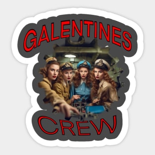 Galentines crew submarine gang Sticker